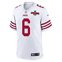 Zennovawear Danny Gray 6 San Francisco 49ers NFC Champions Patch Game Men Jersey - White