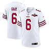 Zennovawear Danny Gray 6 San Francisco 49ers NFC Champions Patch Game Men Jersey - White