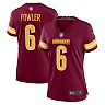 Zennovawear Dante Fowler Jr. 6 Washington Commanders Women's Game Jersey - Burgundy