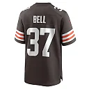 Zennovawear D'Anthony Bell 37 Cleveland Browns Game Men Jersey - Brown