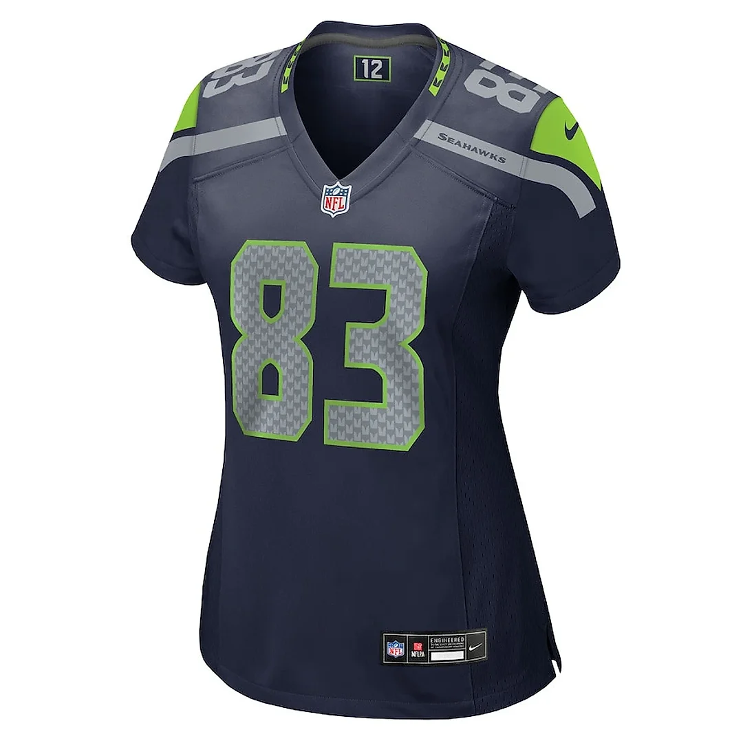 Zennovawear Dareke Young 83 Seattle Seahawks Women's Team Game Jersey - College Navy