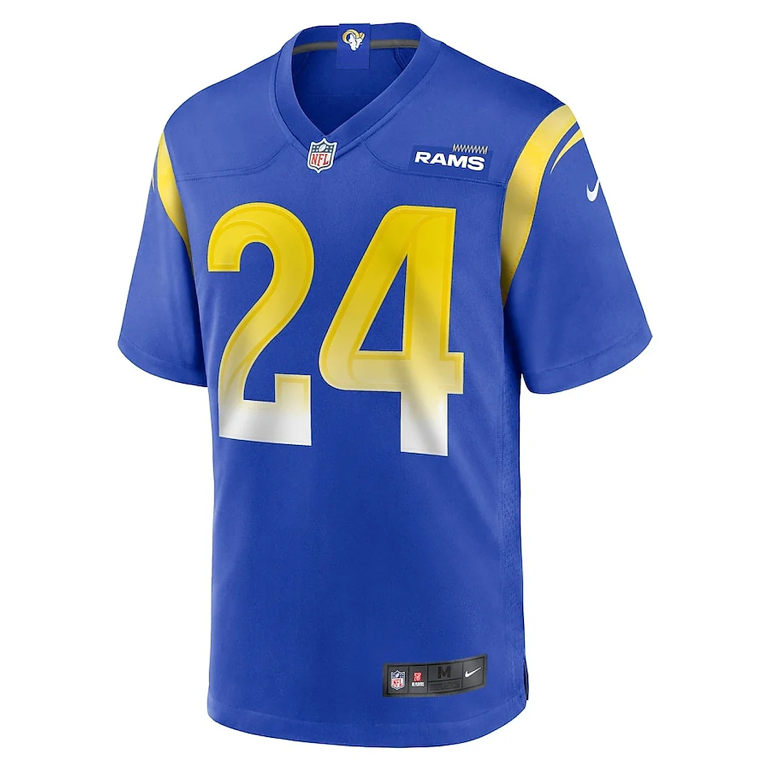 Zennovawear Darious Williams 24 Los Angeles Rams Team Game Men Jersey - Royal