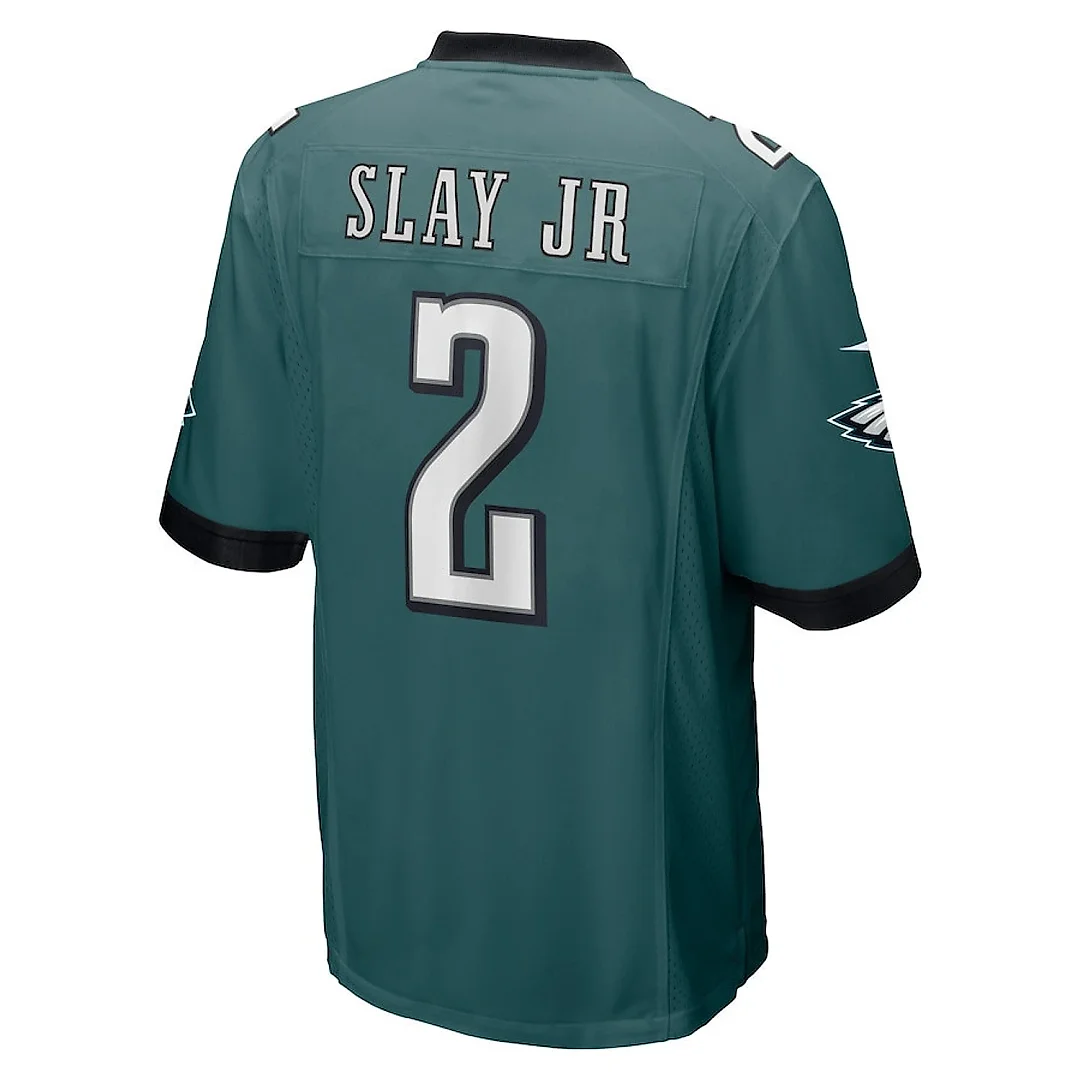 Zennovawear Darius Slay Jr. 2 Philadelphia Eagles Super Bowl LIX YOUTH Jersey - Midnight Green