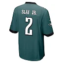 Zennovawear Darius Slay Jr. 2 Philadelphia Eagles Super Bowl LIX New Orleans Patch Game Men Jersey - Midnight Green