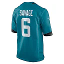 Zennovawear Darnell Savage 6 Jacksonville Jaguars Alternate Game Men Jersey - Teal