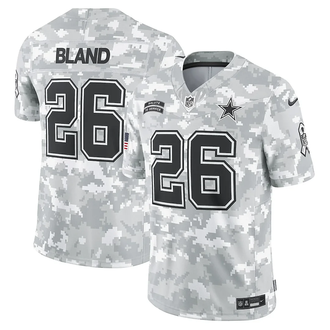 Zennovawear DaRon Bland 26 Dallas Cowboys 2024 Salute to Service Limited Men Jersey - Arctic Camo