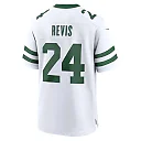 Zennovawear Darrelle Revis 24 New York Jets Game Jersey Retired Player - Men White