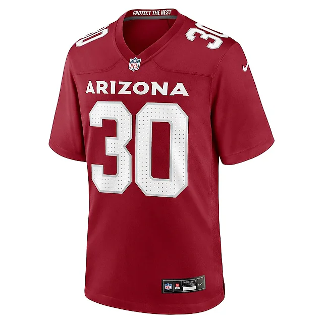 Zennovawear Darren Hall 30 Arizona Cardinals Team Game Men Jersey - Cardinal