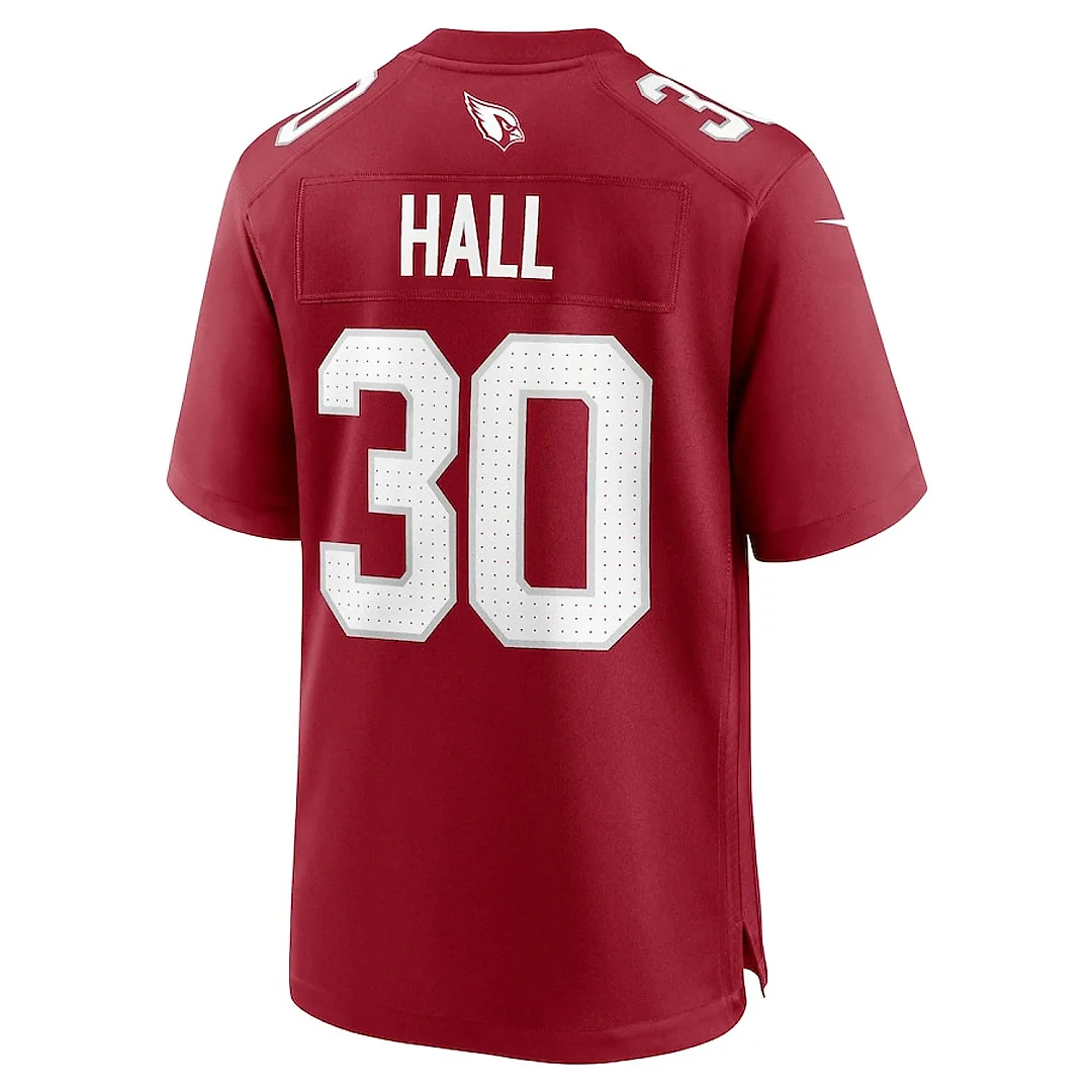 Zennovawear Darren Hall 30 Arizona Cardinals Team Game Men Jersey - Cardinal