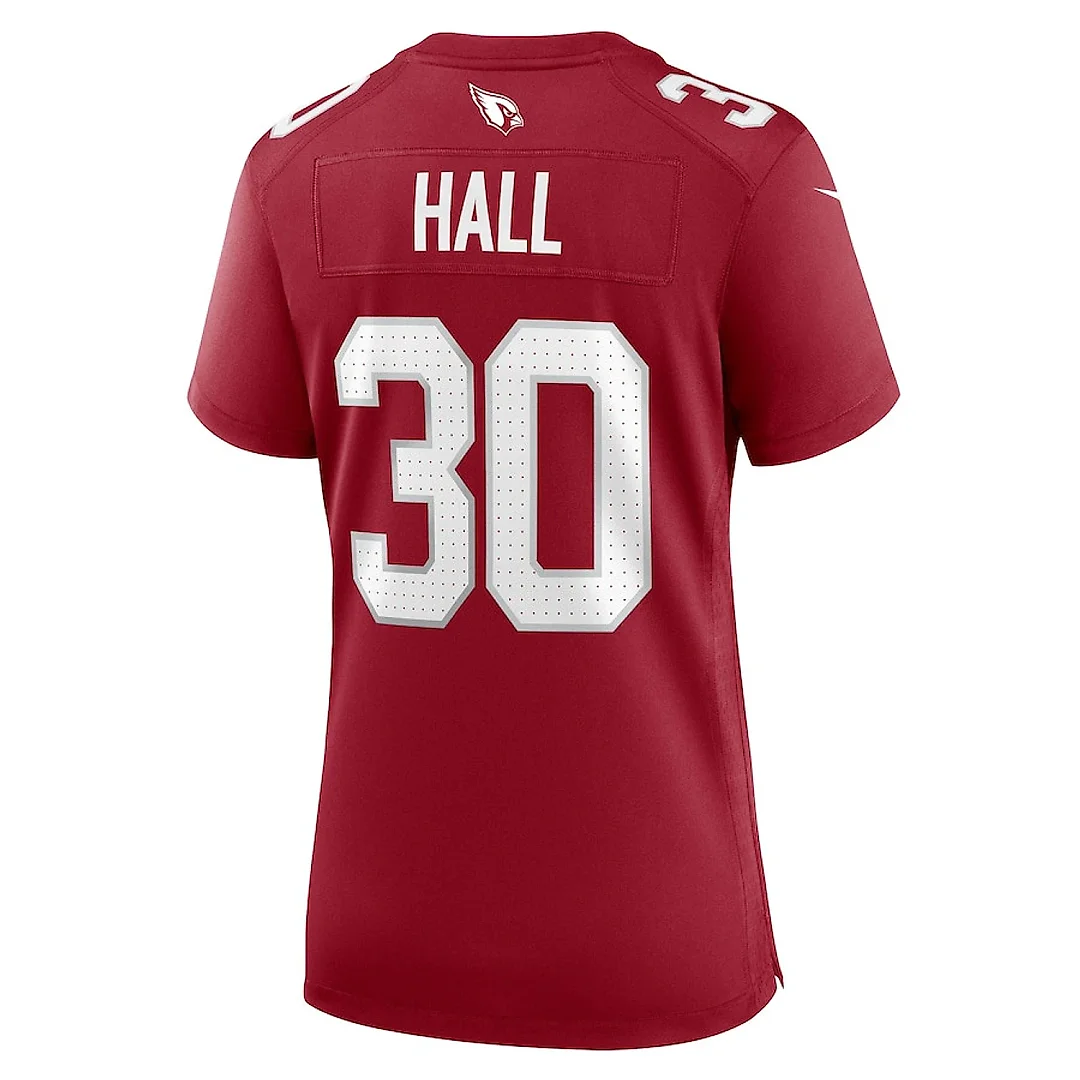 Zennovawear Darren Hall 30 Arizona Cardinals Women's Game Jersey - Cardinal