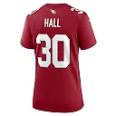 Zennovawear Darren Hall 30 Arizona Cardinals Women's Game Jersey - Cardinal