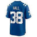 Zennovawear Darren Hall 38 Indianapolis Colts Game Men Jersey - Royal