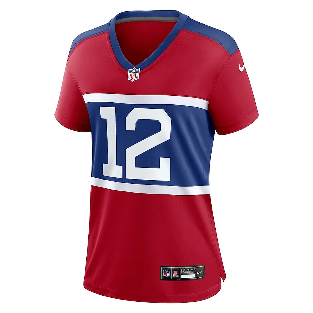Zennovawear Darren Waller 12 New York Giants Women's Alternate Retired Player Game Jersey - Century Red