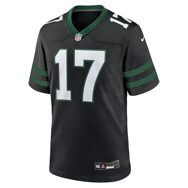 Zennovawear Davante Adams 17 New York Jets Alternate Game Jersey - Legacy Black, Men