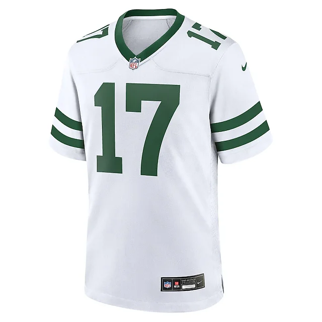 Zennovawear Davante Adams 17 New York Jets Alternate Game Jersey - White, Men