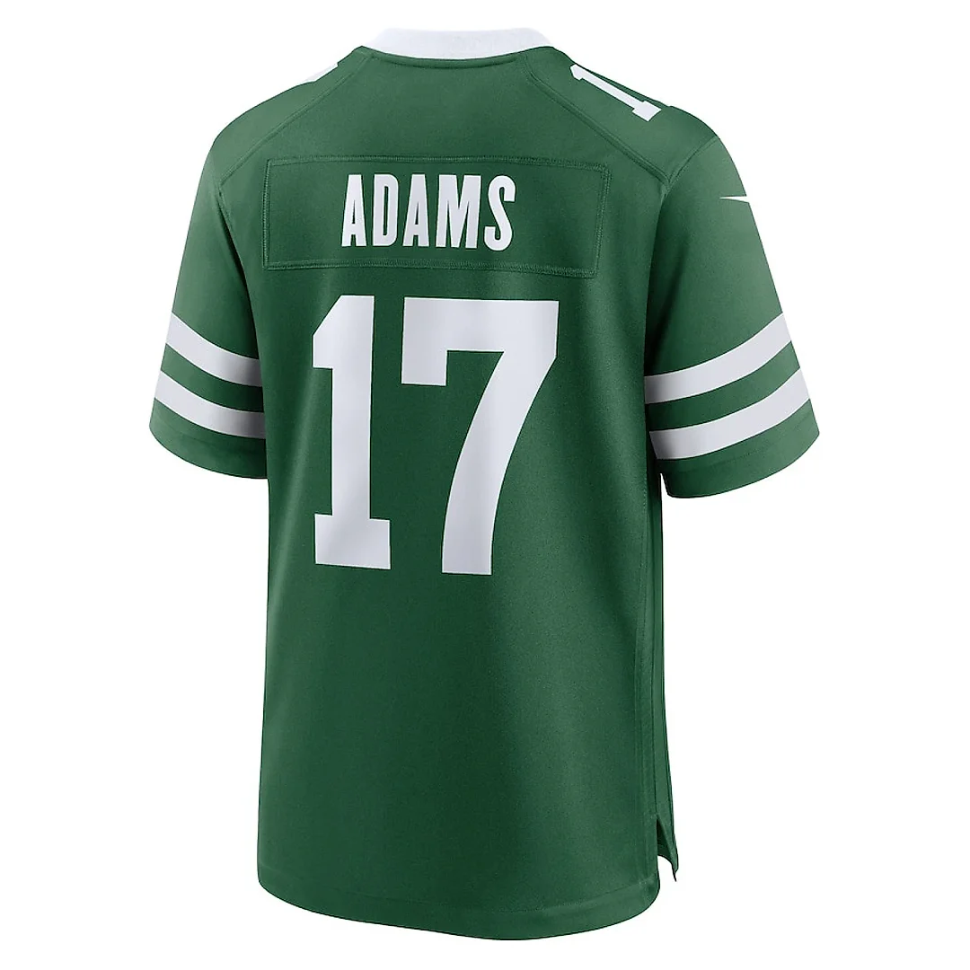 Zennovawear Davante Adams 17 New York Jets Alternate Game Jersey - Legacy Green, Men