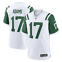 Zennovawear Davante Adams 17 New York Jets White Classic Alternate Game Jersey - Men
