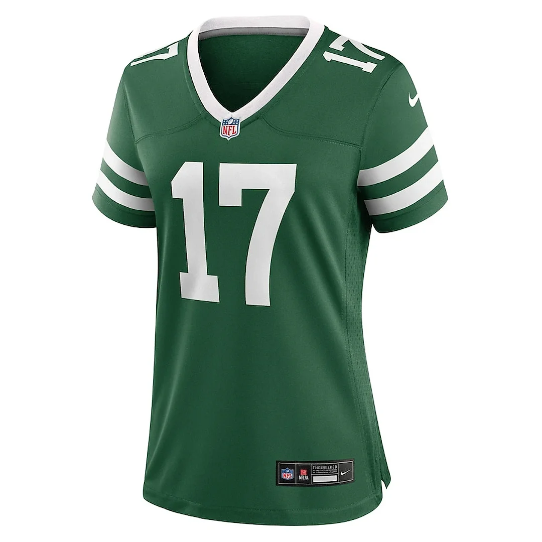 Zennovawear Davante Adams 17 New York Jets Women's Alternate Game Jersey - Legacy Green