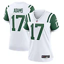 Zennovawear Davante Adams 17 New York Jets Women's White Classic Alternate Game Jersey