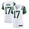 Zennovawear Davante Adams 17 New York Jets Women's White Classic Alternate Game Jersey