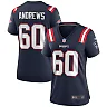 Zennovawear David Andrews 60 New England Patriots Women Game Jersey - Navy