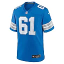 Zennovawear David Bada 61 Detroit Lions Team Game Men Jersey - Blue