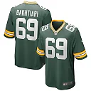 Zennovawear David Bakhtiari 69 Green Bay Packers Men Game Jersey - Green