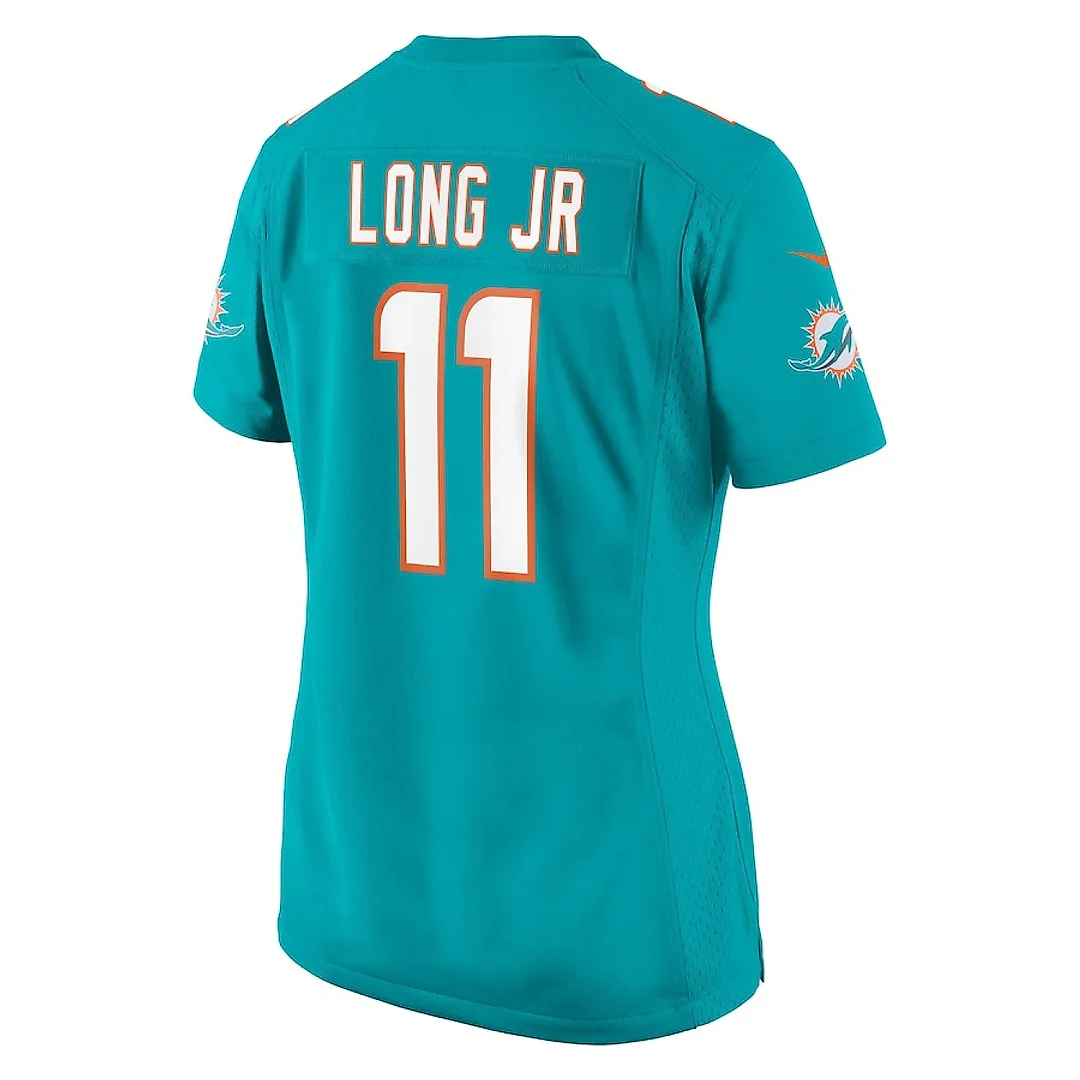 Zennovawear David Long Jr. 11 Miami Dolphins Women's Game Jersey - Aqua