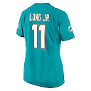 Zennovawear David Long Jr. 11 Miami Dolphins Women's Game Jersey - Aqua