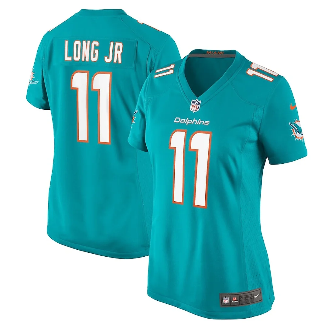 Zennovawear David Long Jr. 11 Miami Dolphins Women's Game Jersey - Aqua