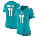 Zennovawear David Long Jr. 11 Miami Dolphins Women's Game Jersey - Aqua