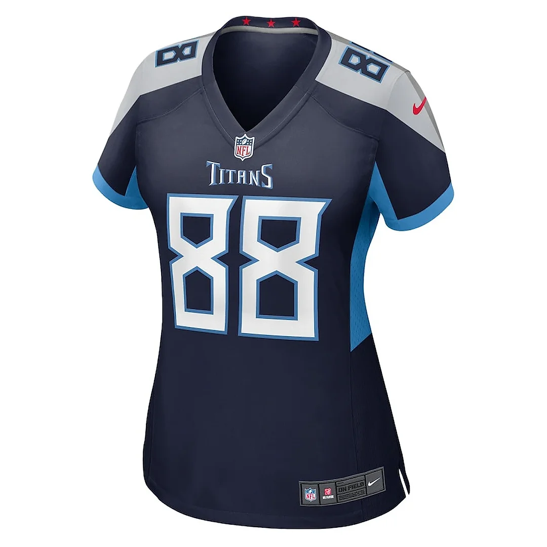 Zennovawear David Martin-Robinson 88 Tennessee Titans Women's Game Jersey - Navy