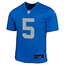 Zennovawear David Montgomery 5 Detroit Lions Alternate Game YOUTH Jersey - Blue