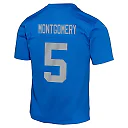 Zennovawear David Montgomery 5 Detroit Lions Alternate Game YOUTH Jersey - Blue