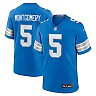 Zennovawear David Montgomery 5 Detroit Lions Game Jersey - Blue, Men