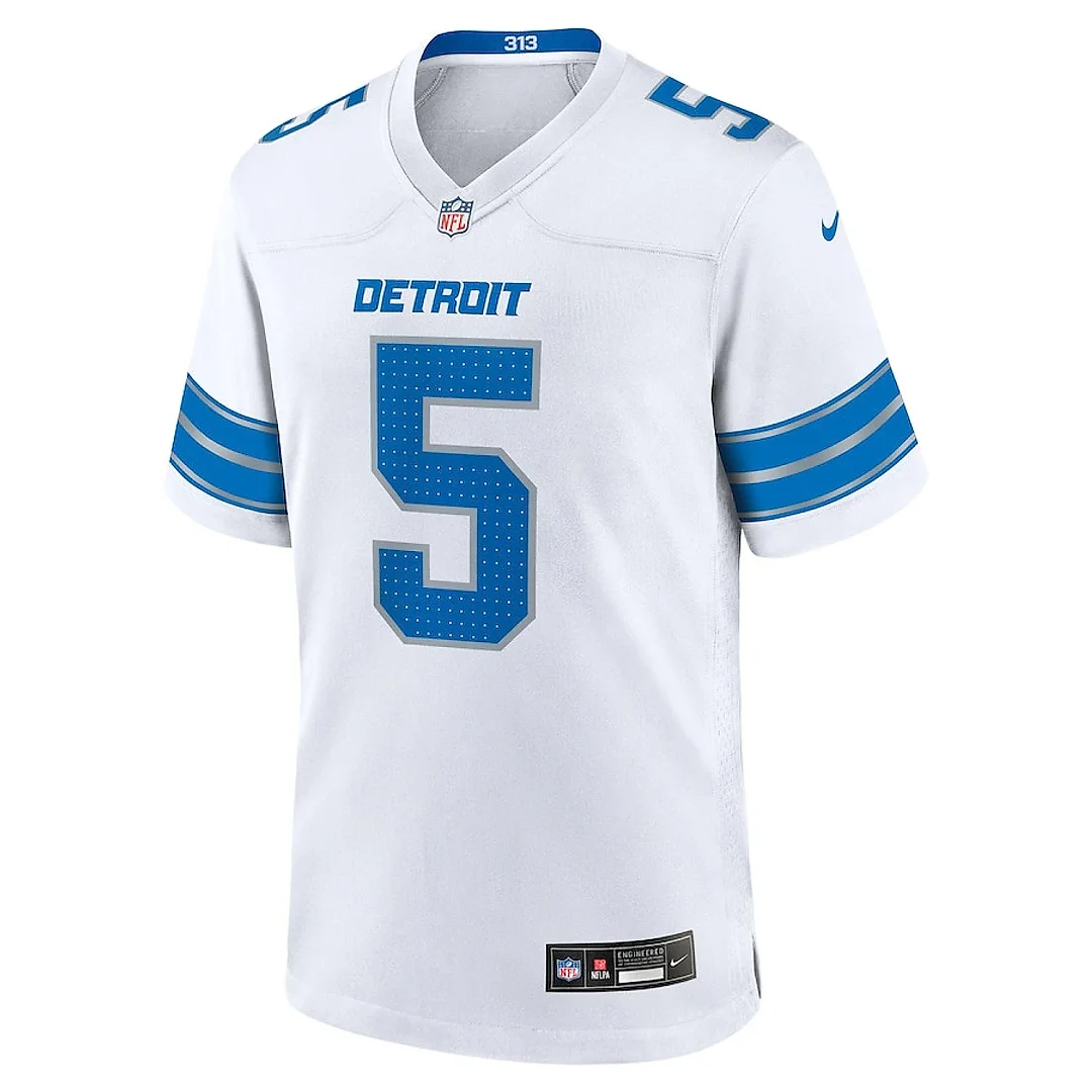 Zennovawear David Montgomery 5 Detroit Lions Game Men Jersey - White