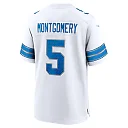 Zennovawear David Montgomery 5 Detroit Lions Game Men Jersey - White