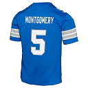 Zennovawear David Montgomery 5 Detroit Lions Team Player Game YOUTH Jersey - Blue