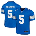 Zennovawear David Montgomery 5 Detroit Lions Team Player Game YOUTH Jersey - Blue
