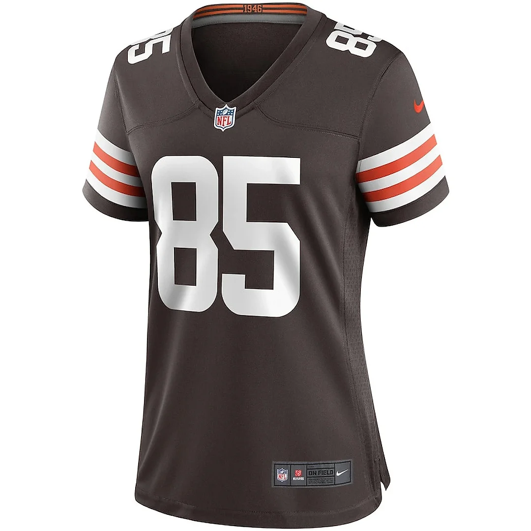 Zennovawear David Njoku 85 Cleveland Browns Game Women Jersey - Brown