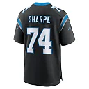 Zennovawear David Sharpe 74 Carolina Panthers Team Game Men Jersey - Black
