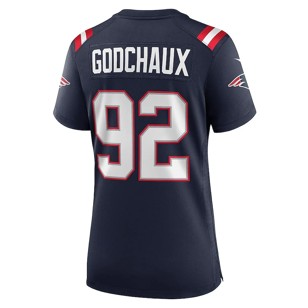 Zennovawear Davon Godchaux 92 New England Patriots Men Women Game Jersey - Navy