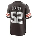 Zennovawear Dawson Deaton 52 Cleveland Browns Game Men Jersey - Brown