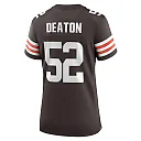 Zennovawear Dawson Deaton 52 Cleveland Browns Women's Game Jersey - Brown