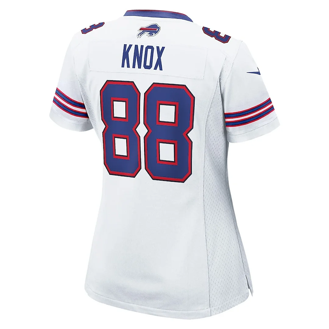Zennovawear Dawson Knox 88 Buffalo Bills Women's Game Jersey - White