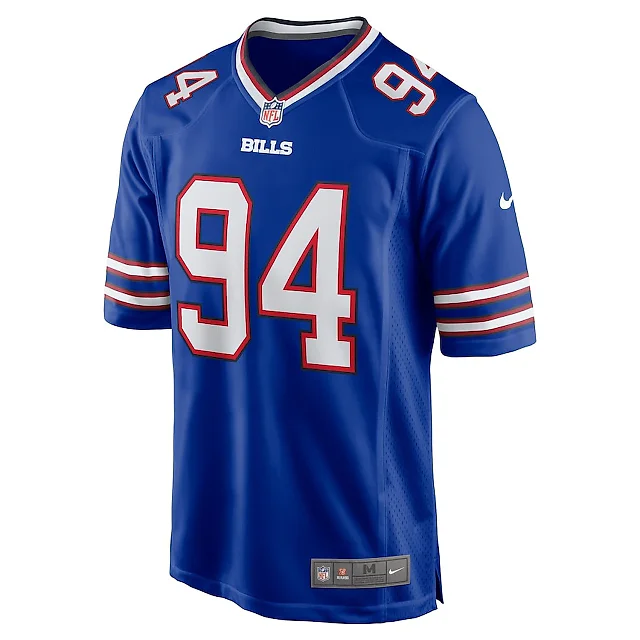 Zennovawear Dawuane Smoot 94 Buffalo Bills Game Men Jersey - Royal