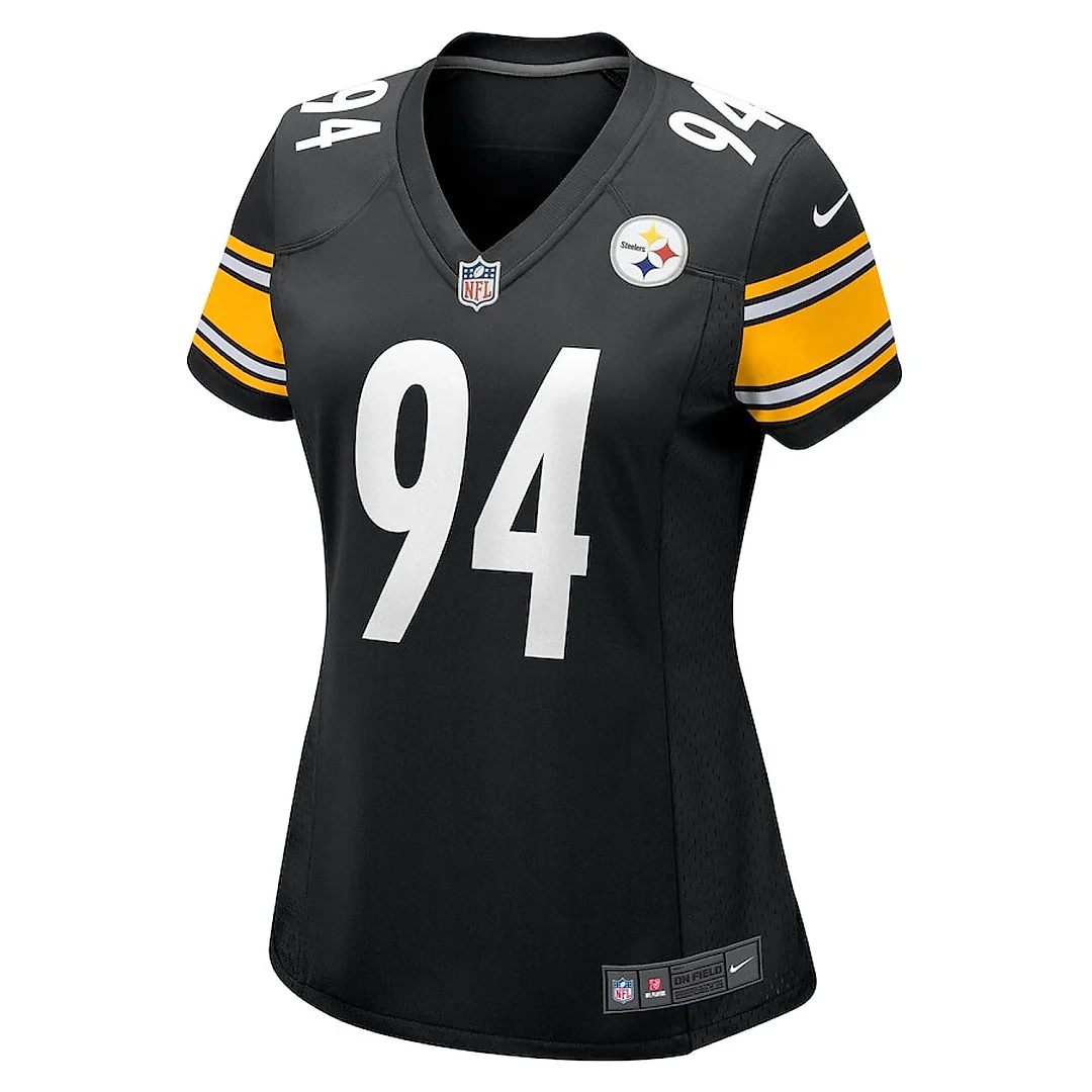 Zennovawear Dean Lowry 94 Pittsburgh Steelers Women's Game Jersey - Black