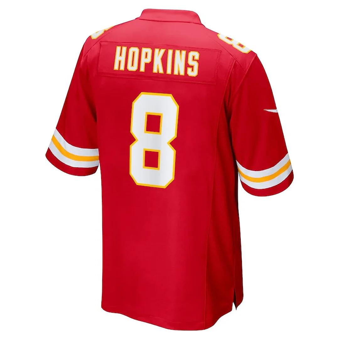 Zennovawear DeAndre Hopkins 8 Kansas City Chiefs Player Game Men Jersey - Red