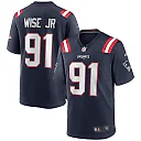 Zennovawear Deatrich Wise Jr. 91 New England Patriots Men Game Jersey - Navy