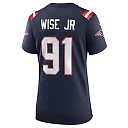 Zennovawear Deatrich Wise Jr. 91 New England Patriots Women Game Jersey - Navy